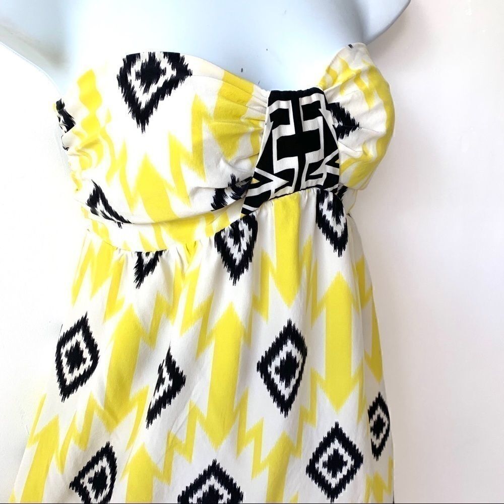 ALICE & TRIXIE SILK STRAPLESS SUMMER DRESS - Picture 2 of 7